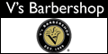 Logo for V's Barbershop