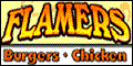 Logo for Flamers Burgers and Chicken