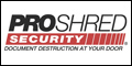 Logo for ProShred Security