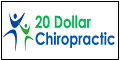 Logo for 20 Dollar Chiropractic